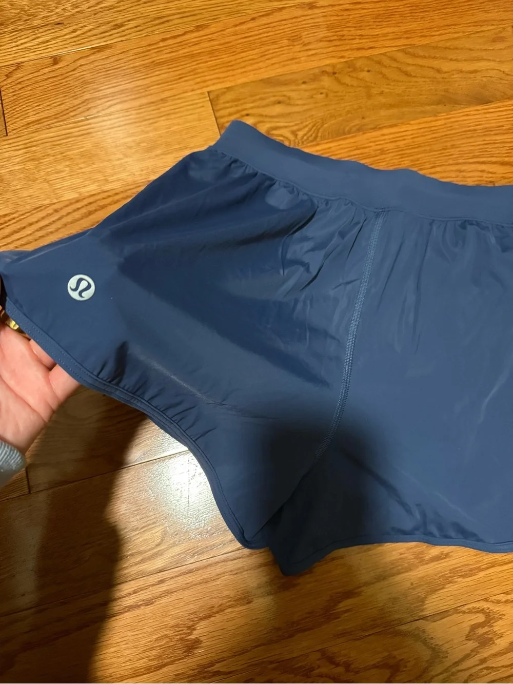 lululemon athletica Women's Blue Athletic Shorts - Picture 3 of 4